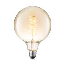 LED bulb TWIST D12,5xH17cm, E27, 4W/140Lm, amber