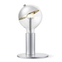 Table lamp MOTION D16xH12cm, silver grey