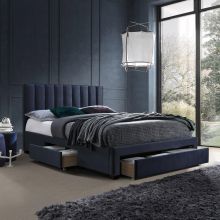 Bed GRACE 160x200cm, blue