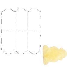 Sheepskin rug MERINO M 6x, 130x180cm, cream