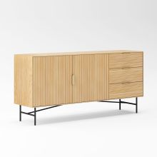 Sideboard BASSEL 160x40H75cm, 3D melamine