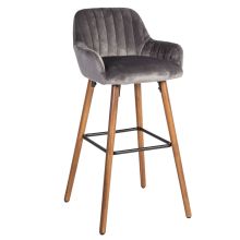 Bar chair ARIEL grey