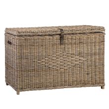 Trunk ANKER 136x46xH74cm, natural rattan