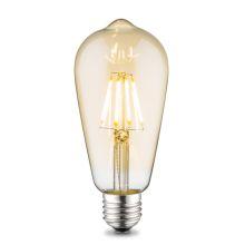 LED bulb BEAD D6,4xH14cm, 4W/330Lm, amber