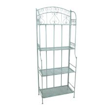 Shelf MINT 60x32xH156cm, antique green