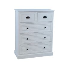 Cabinet MELDON 80x35xH103cm, white