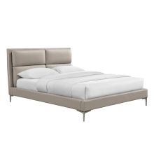Bed LENA with mattress HARMONY DUO 160x200cm, beige