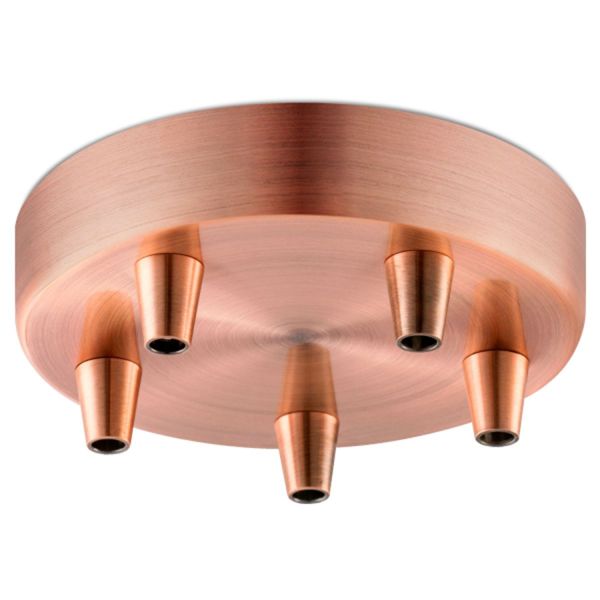 Ceiling cap KEYD12xH3cm, copper
