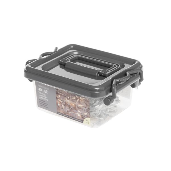 FINNLUMOR LIGHT CHAIN 40LED WARM WHITE TRANSPARENT CABLE