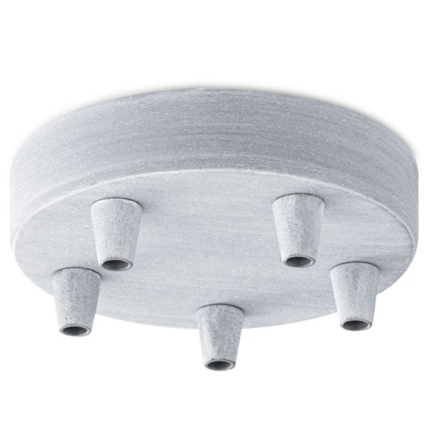 Ceiling cap KEY D12xH3cm, grey