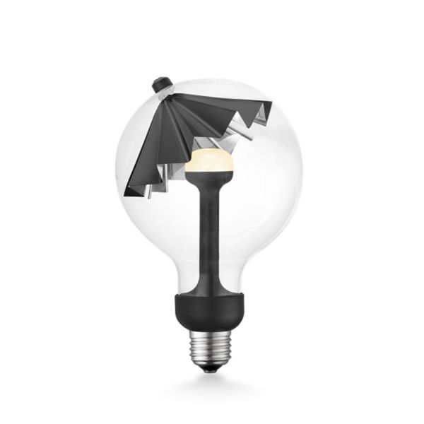 LED bulb MOTION SHADE D12xH18,6cm, 5W/450Lm, black