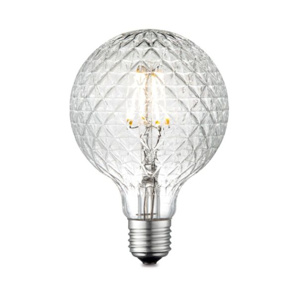 LED bulb CRYSTAL D9,5xH13,5cm, 4W/400Lm, clear