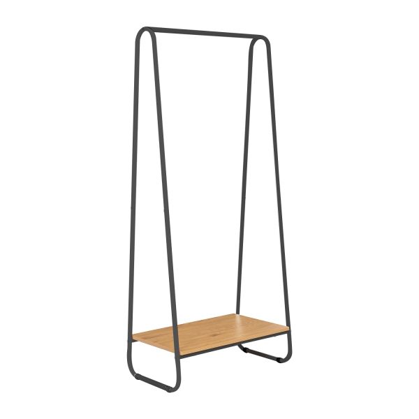 Clothes hanger HEDVIG 60x40xH150cm, ash/black