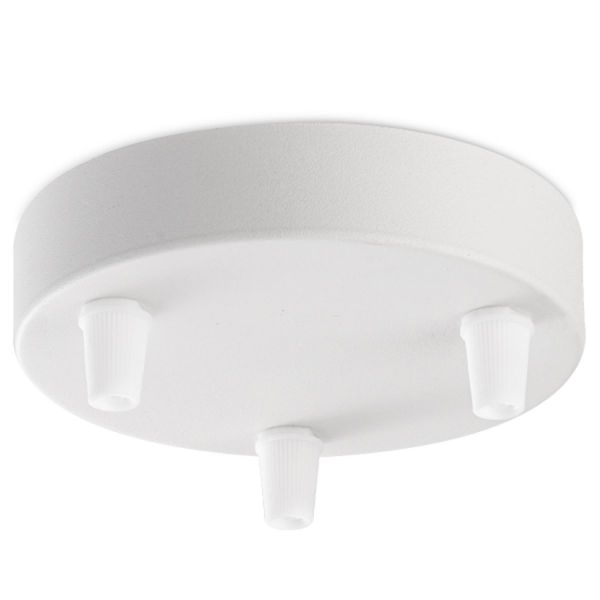 Ceiling cap KEY D12xH3cm, white