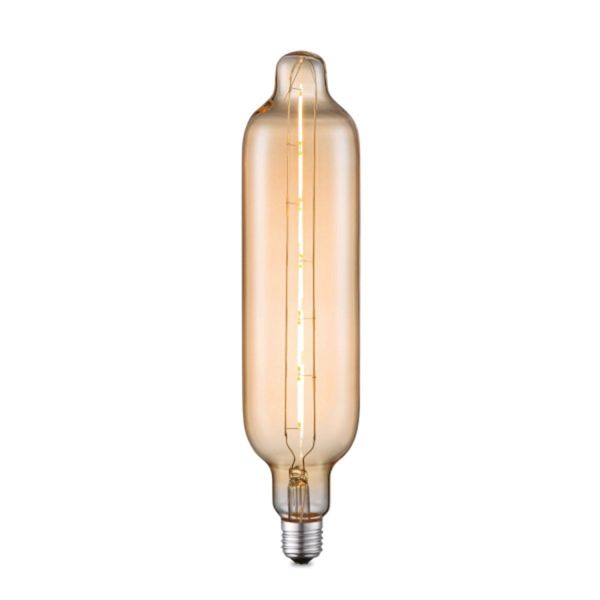 LED bulb TOP D7,8xH33cm, E27, 5W/400Lm, amber