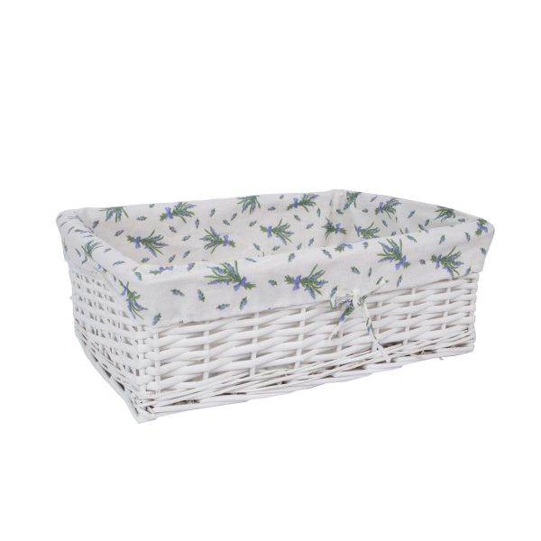 Basket MAX-3, 48x34xH16cm, white