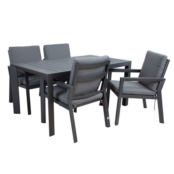 Garden furniture set TOMSON table and 4 chairs