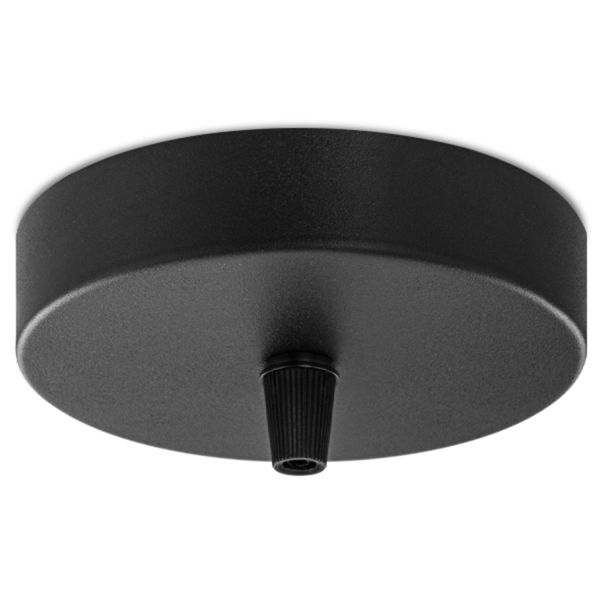 Ceiling cap KEY D11xH3cm, black
