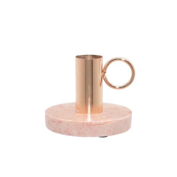 Küünlajalg MARBLE D8cm, kuldne