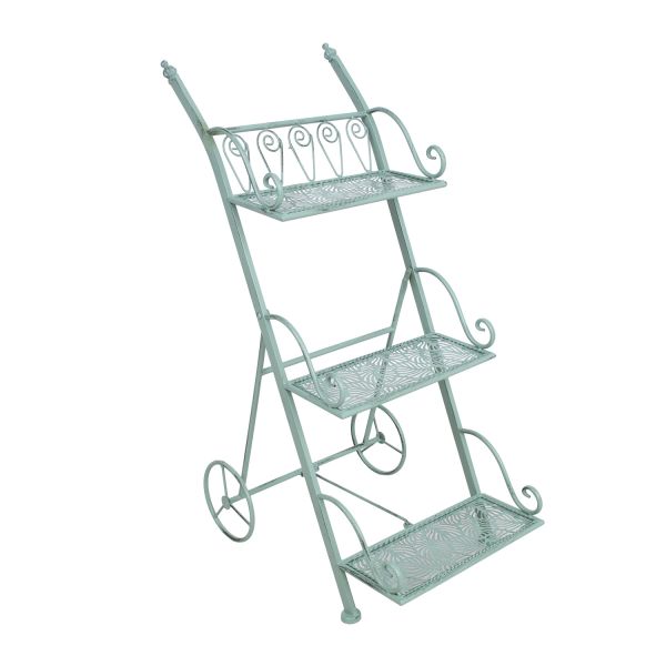 Shelf MINT 34x50xH81cm, antique green