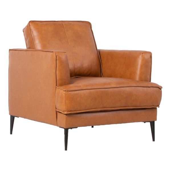 Armchair LEO light brown