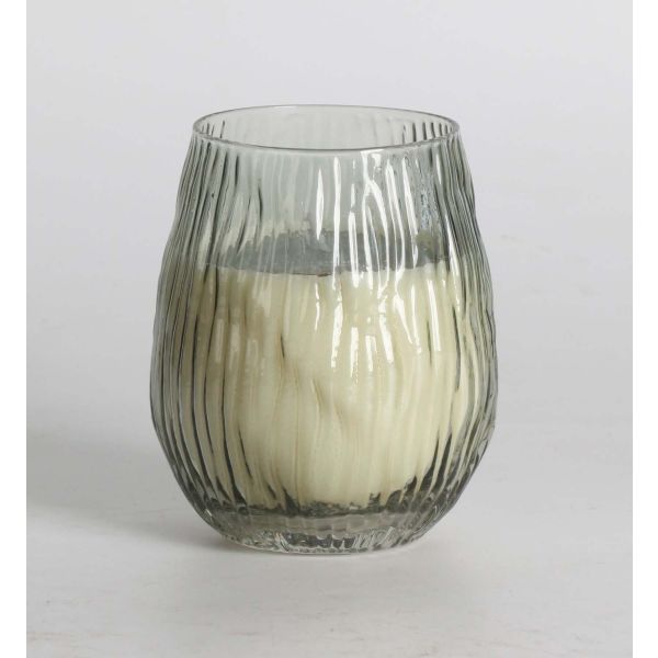 Свеча в стеклянном стакане NATURE GREEN H10,8см, Evergreen