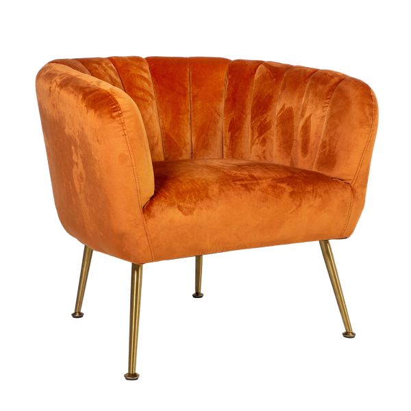 Armchair TUCKER ocher