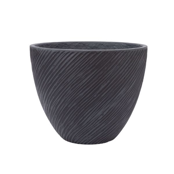 Plant holder DANAE D30xH24.5cm, dark grey