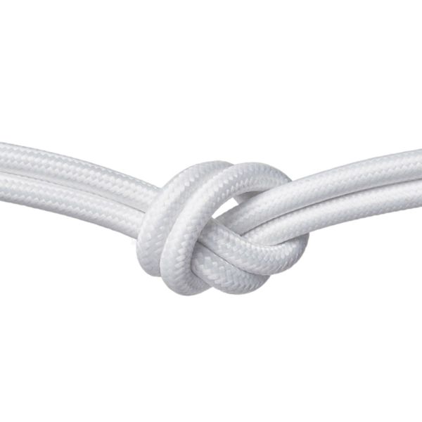 Textile cord WAY D0,6x150cm, white