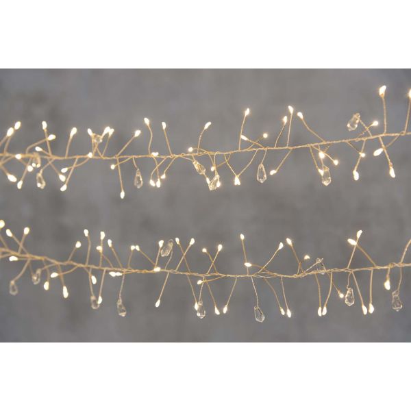 Light string CLUSTER 200LED, warm white