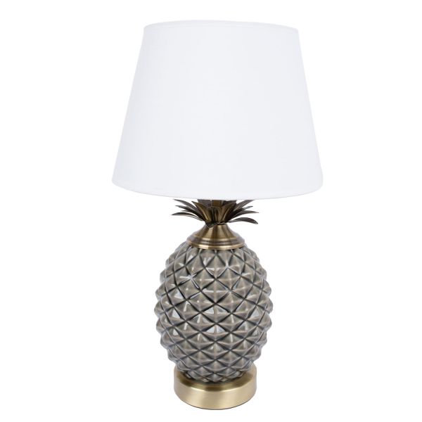 Table lamp ANANAS H45cm, dark grey
