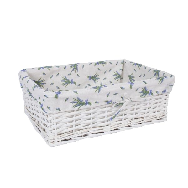 Basket MAX-4, 42x29xH14cm, white