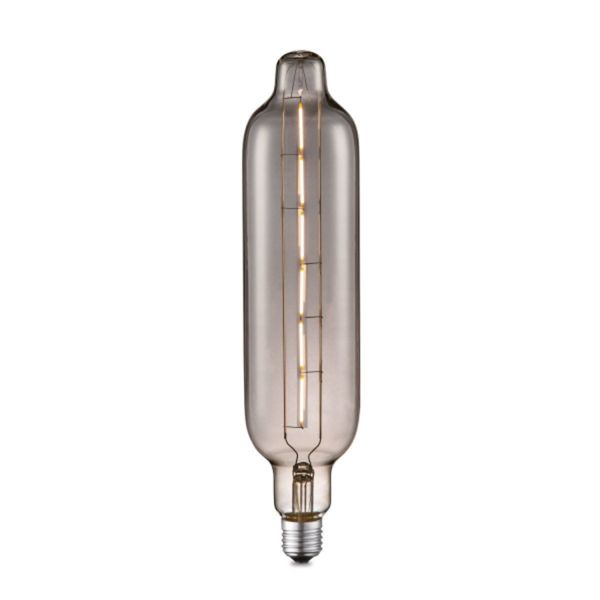 LED bulb TOP D7,8xH33cm, E27, 5W/200Lm, smoke