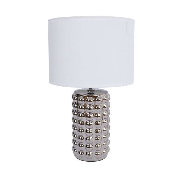 Table lamp DUNIK H39cm, silver