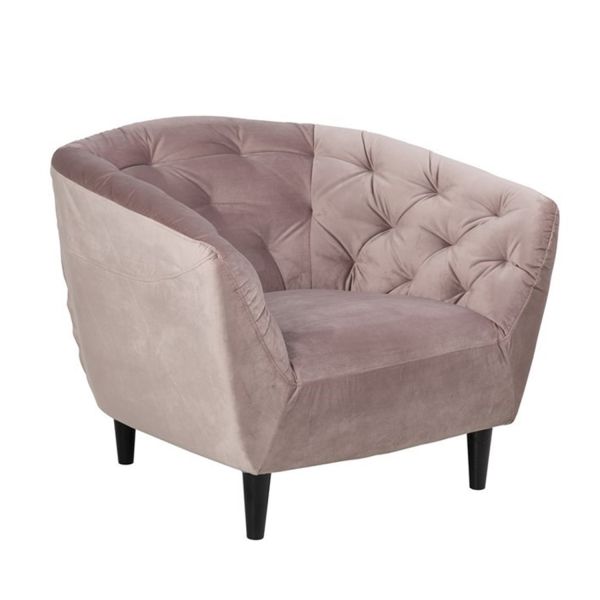 Armchair RIA dusty rose