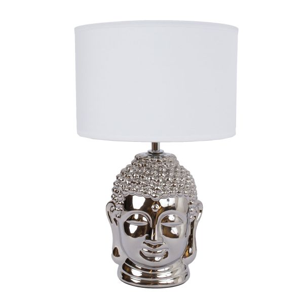 Table lamp BUDDHA H34,5cm, silver