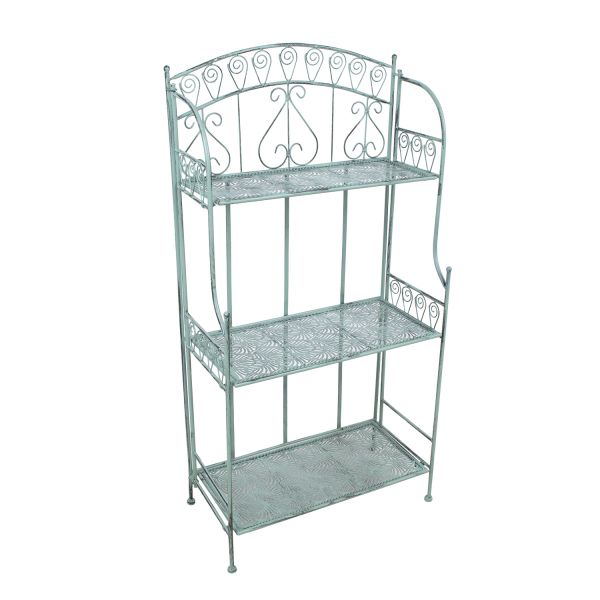 Shelf MINT 59x31xH117cm, antique green