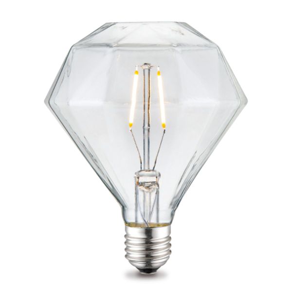 LED bulb JEWEL D9,5xH13,5cm, 4W/350Lm, clear