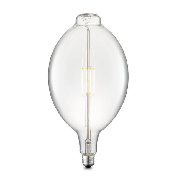 LED bulb CYCLO D18xH33cm, E27, 4W/400Lm, clear