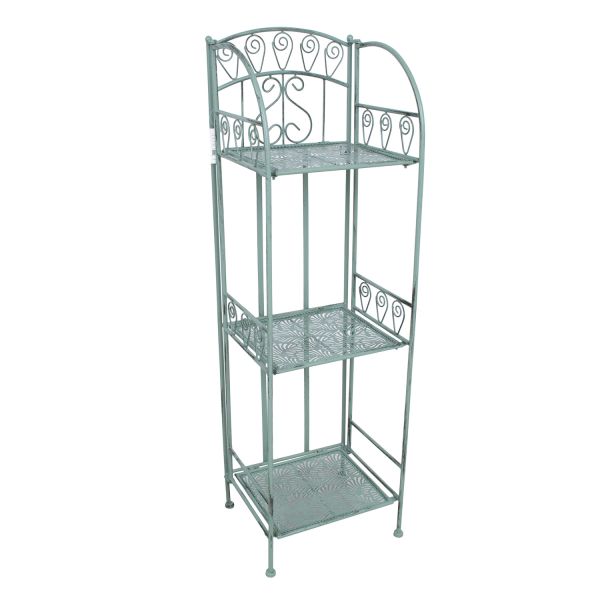 Shelf MINT 34x30xH112cm, antique green