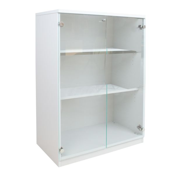 Cabinet ERGO 80x44,5xH115,5cm, greyish white