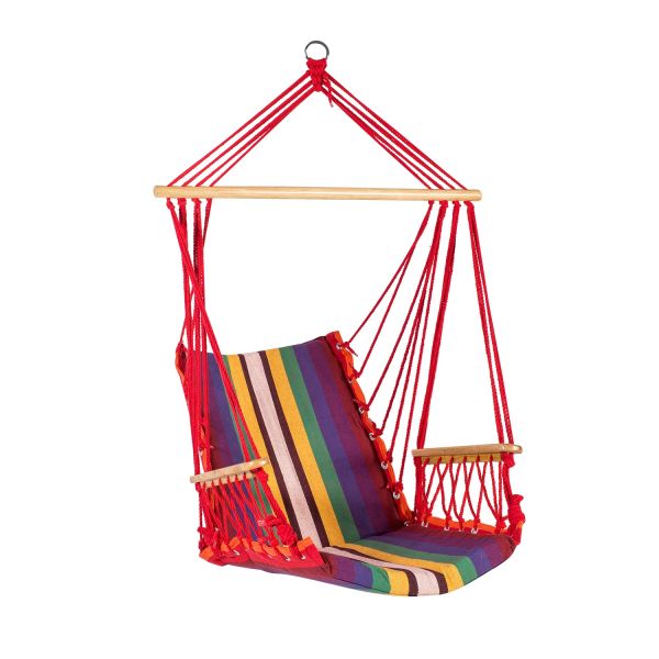 Swing chair HIP red striped