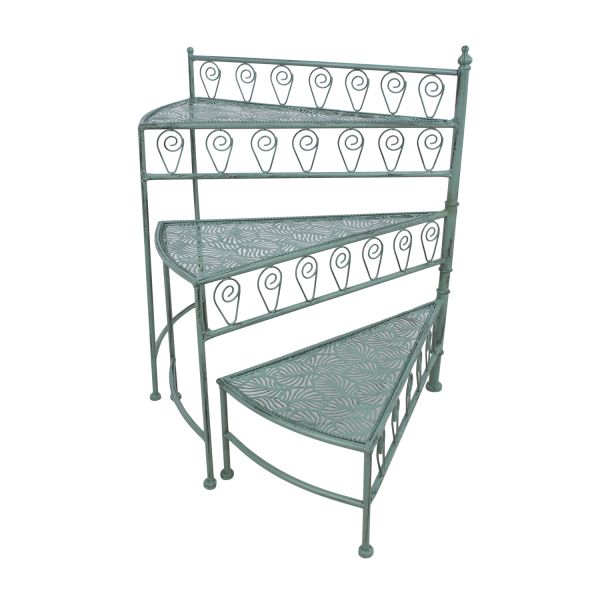 Shelf MINT 56x31xH65cm, antique green