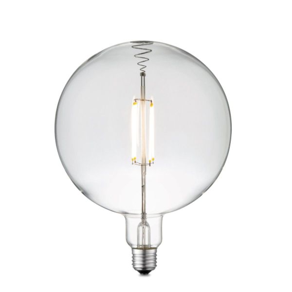 LED bulb CYCLO D18xH23cm, E27, 4W/400Lm, clear