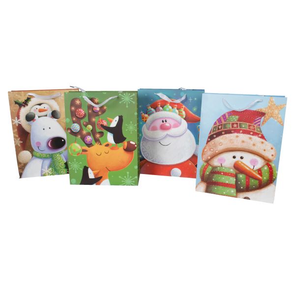Gift bag JOLLY-2, 30x40x12cm, mix