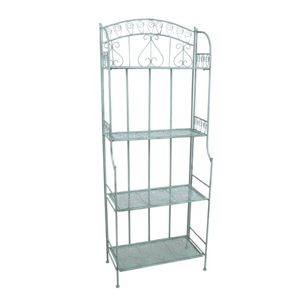 Shelf MINT 60x32xH156cm, antique green