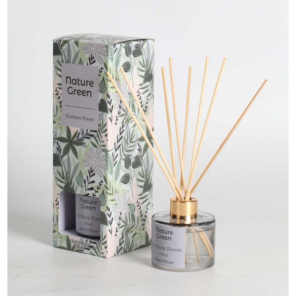 Reed diffuser NATURE GREEN 100ml, Northern Forest