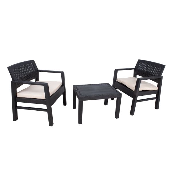 Garden furniture set KRAKA table, 2 chairs