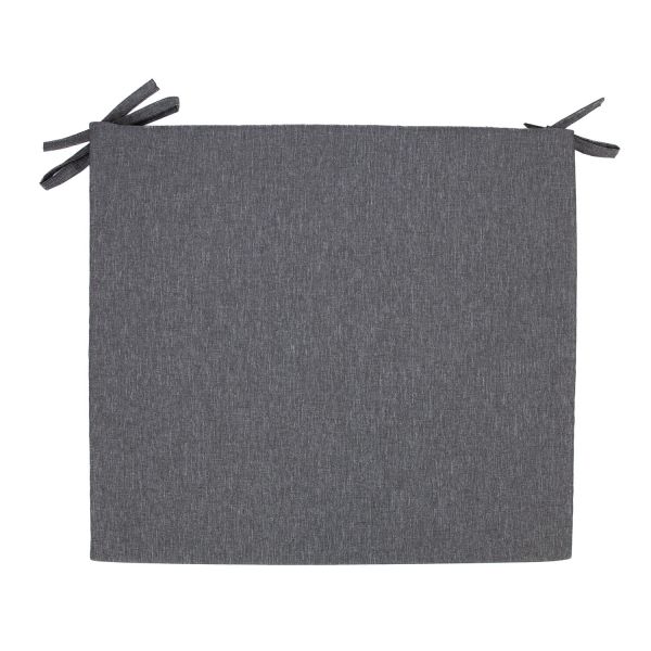 Подушка SUMMER на стул 38х43см, темно-серый