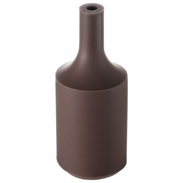 Bulb socket cover D4,2xH9,7cm, brown